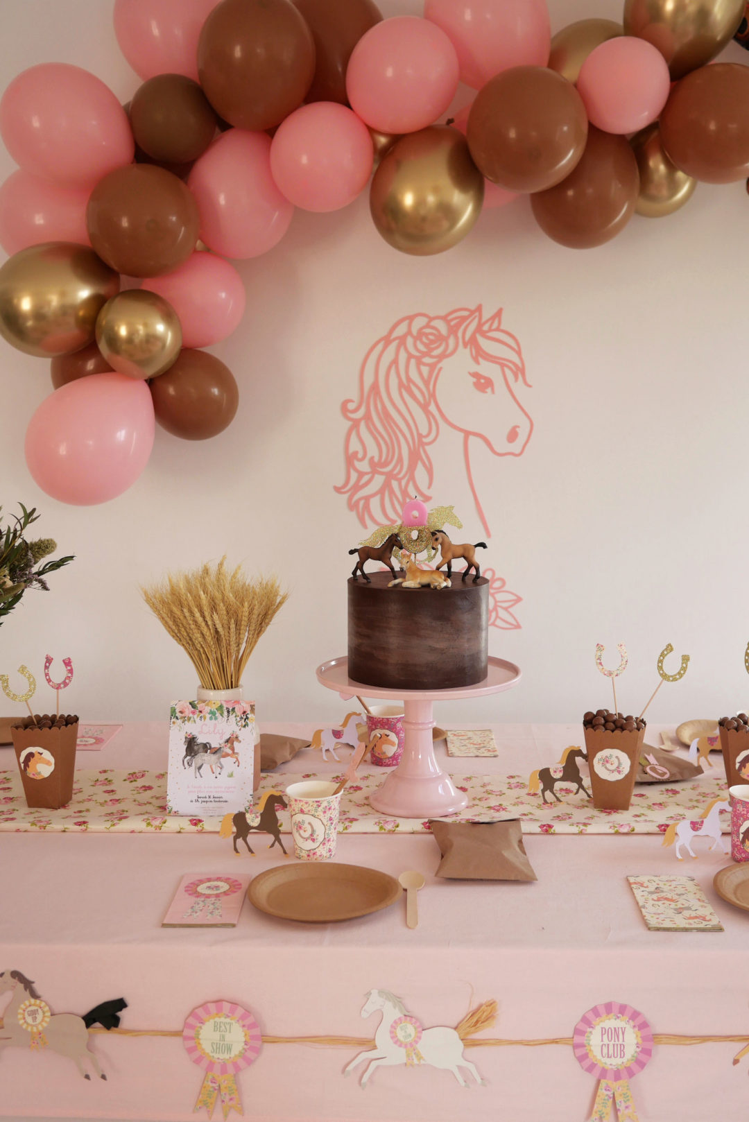 Poney Party Rose Caramelle Carnet D Inspiration