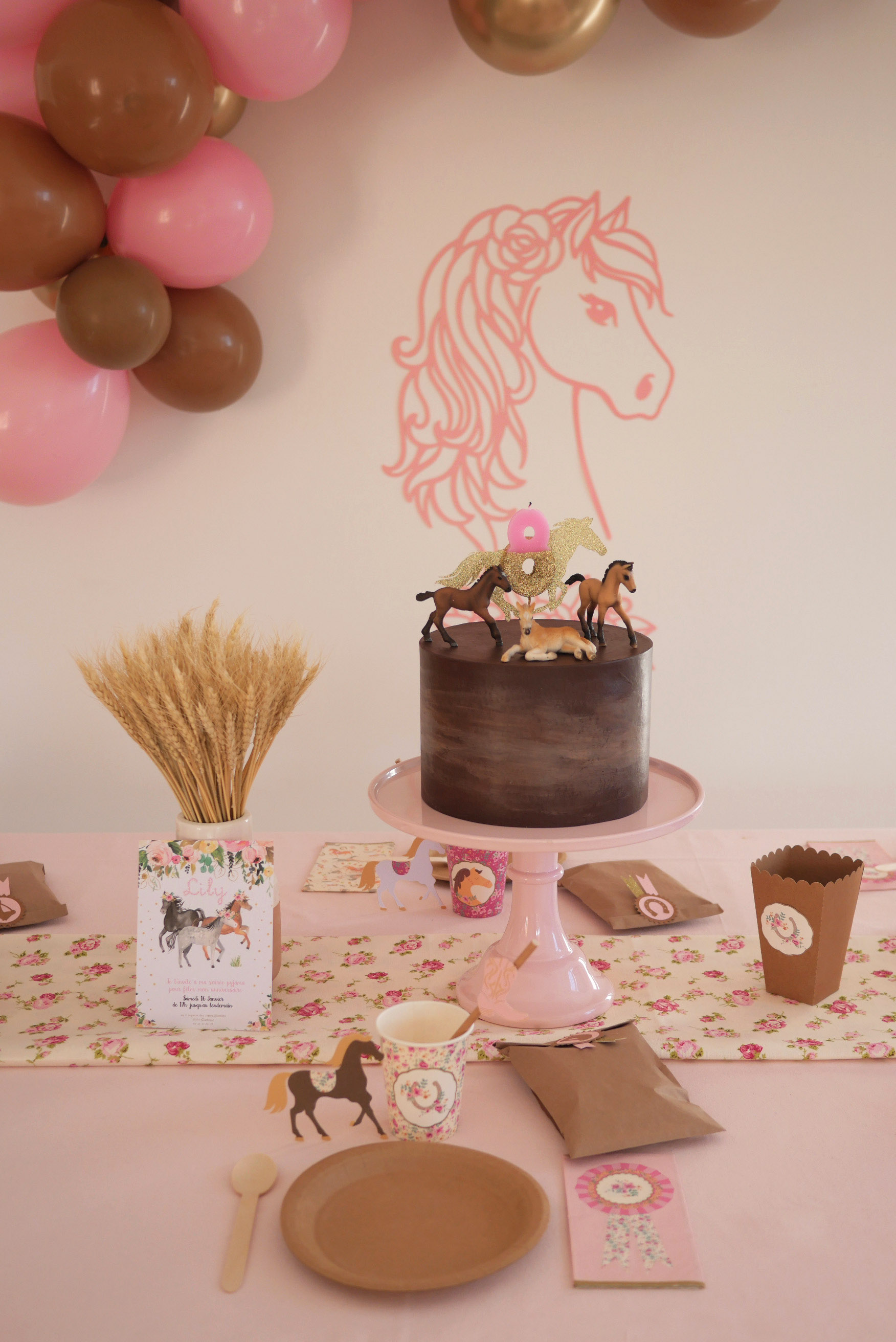 Anniversaire Fille cheval - VegaooParty, large choix de décoration  anniversaire pas cher